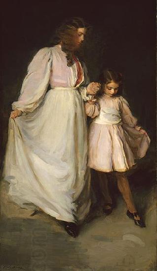 Cecilia Beaux Dorothea and Francesca a.k.a. The Dancing Lesson oil painting picture
